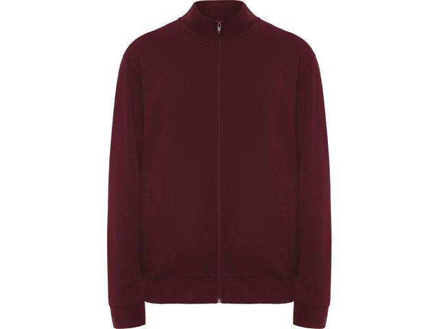 Sweater zip PF ulan unisex vinröd 2XL